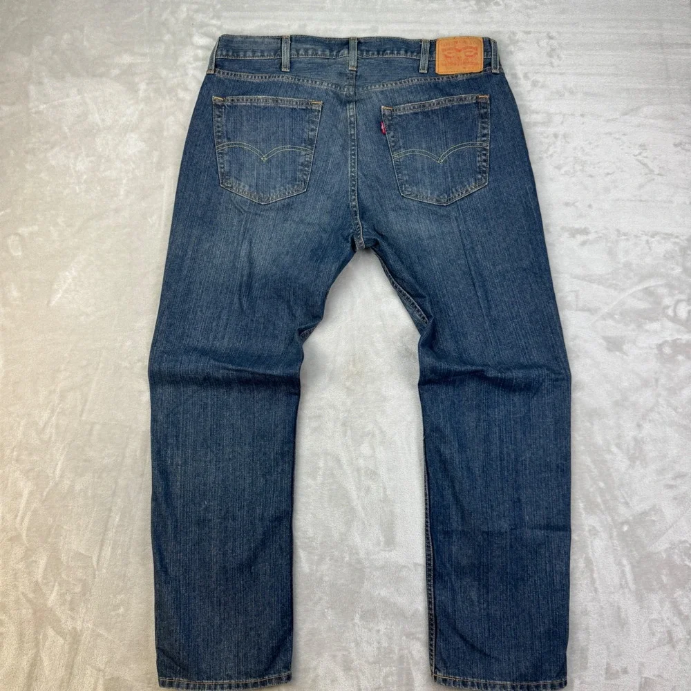 Levi 559 Jeans Mens 38x32 Blue Relaxed Straight Baggy Classic Denim Casual Pants